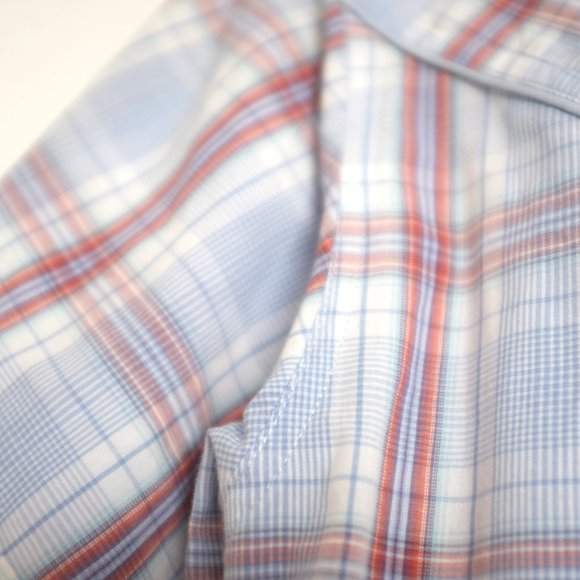 COPY - Haight & Ashbury sport pearl snap plaid shirt size 5 - Picture 6 of 14